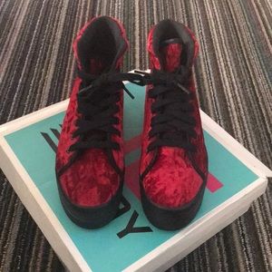 JC Play Red Velvet Platforms